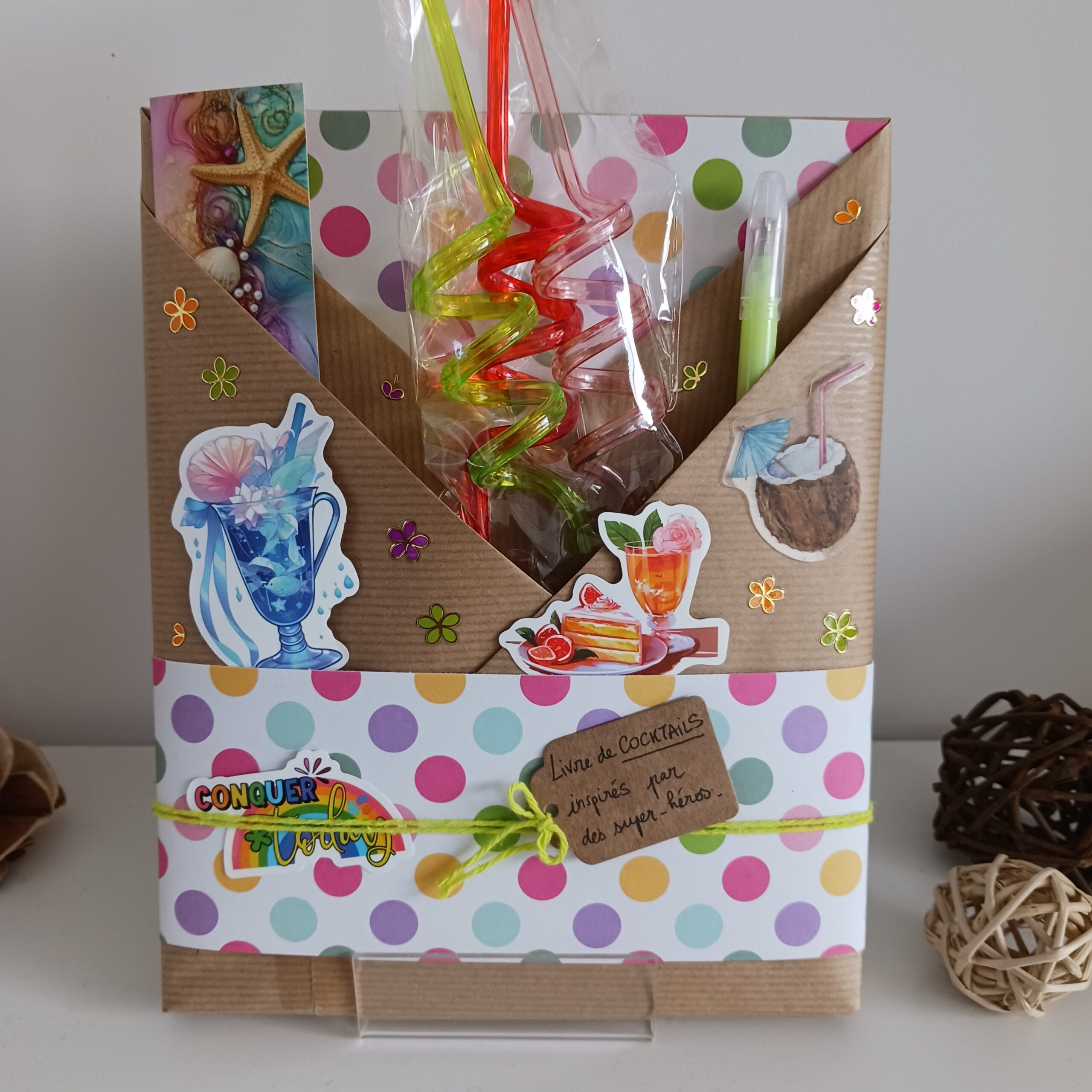 Livre de recette de cocktails inspirés par Gotham City